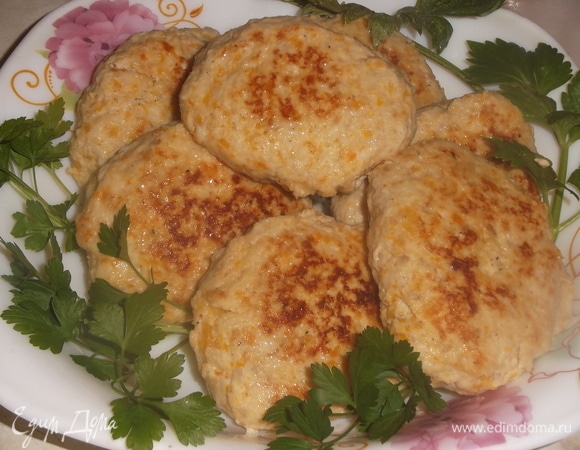 Тыквенно-куриные котлеты Тыквенно-куриные котлеты