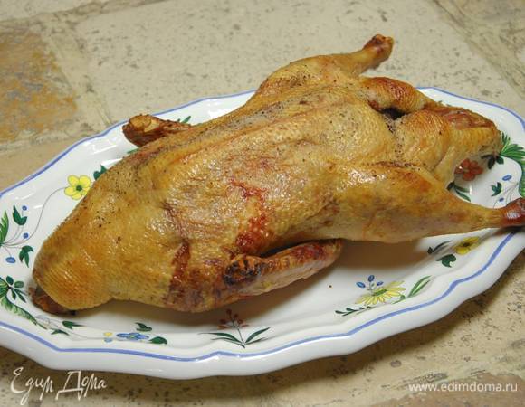 Утка, запеченная на медленном огне