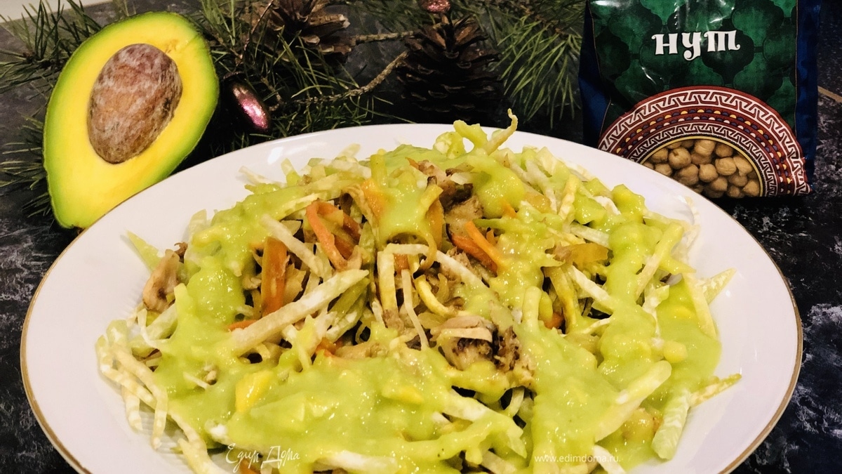 Архиерейский салат с майонезом «Аквафабе»