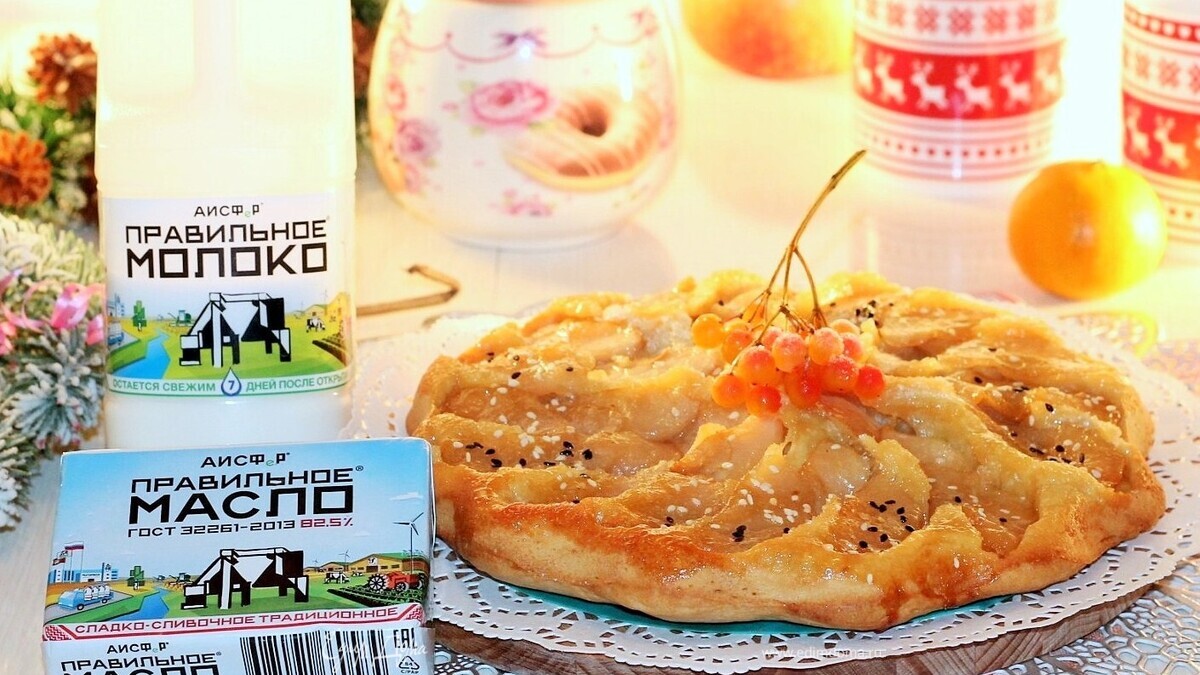 Яблочный пирог «Перевертыш»