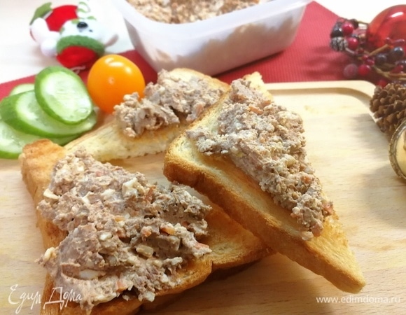 Печеночный паштет с морковью по-корейски Печеночный паштет с морковью по-корейски