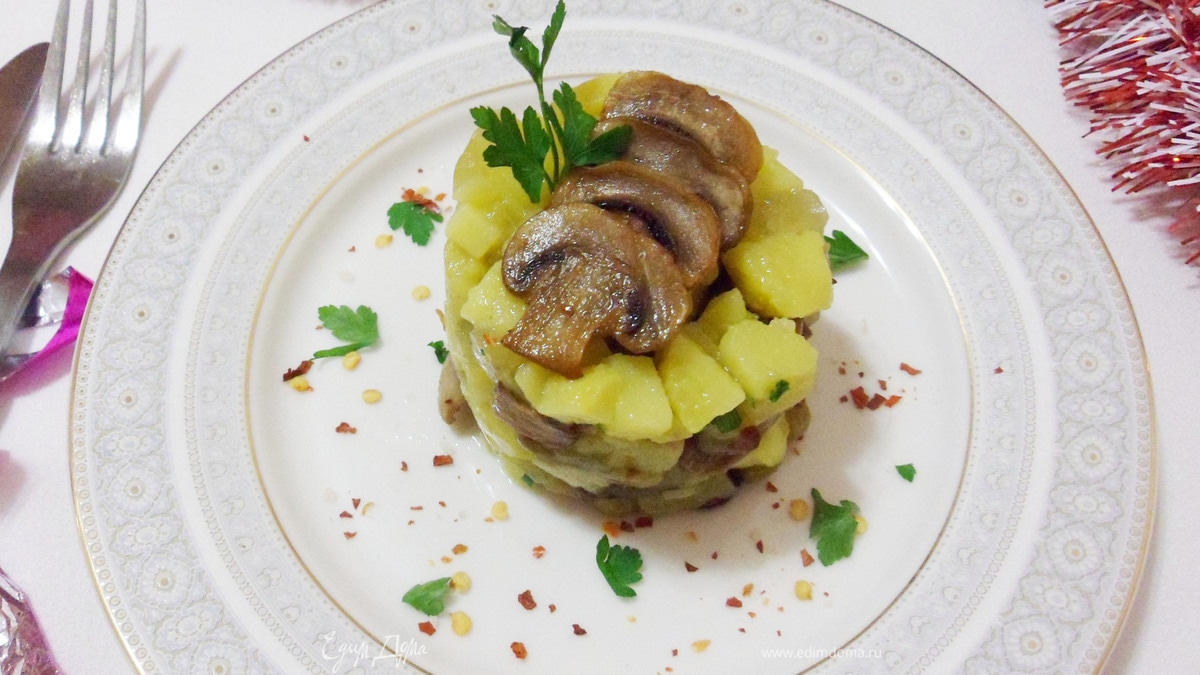 Оливье вегетарианский