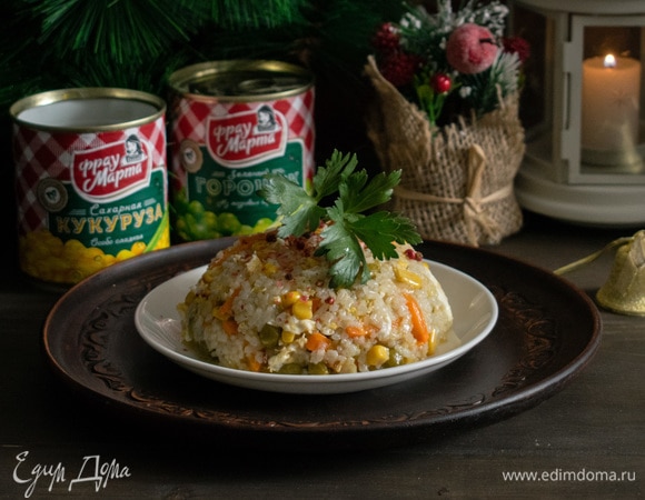 Жареный рис по-кантонски Жареный рис по-кантонски