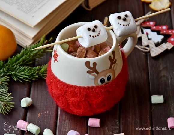 Горячий шоколад с арахисовой пастой Горячий шоколад с арахисовой пастой