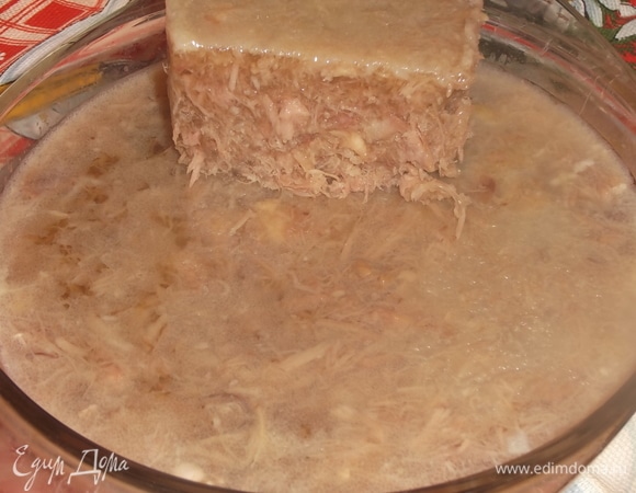 Студень из говядины и индейки