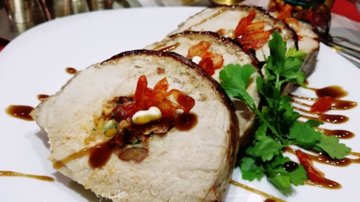 Фаршированный свиной карбонат