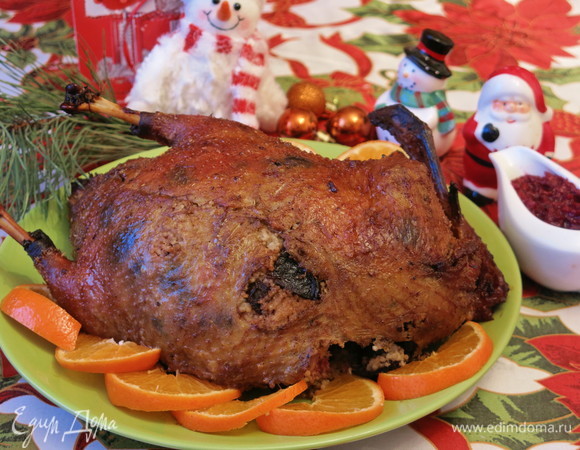 Утка с черносливом и чумизой Утка с черносливом и чумизой