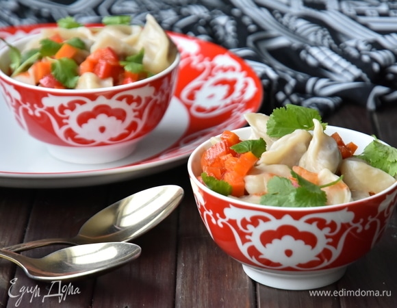 Узбекские пельмени чучвара