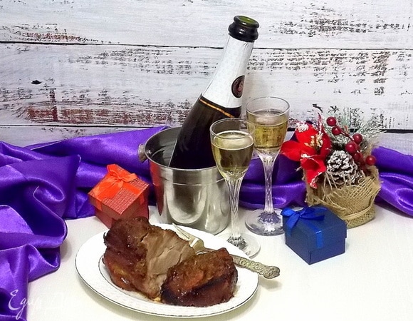 Запеченная свинина в мандариновой глазури Запеченная свинина в мандариновой глазури