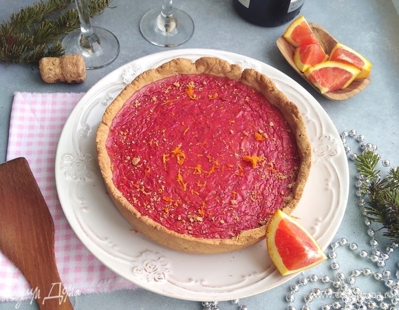 Свекольно-апельсиновый чизкейк 