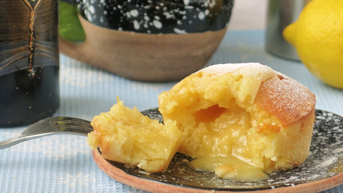 Лимонный фондан