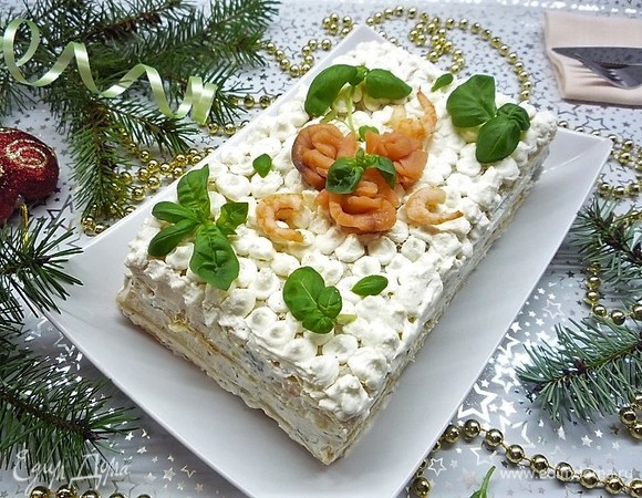 Рыбный торт, вкусных рецептов с фото Алимеро