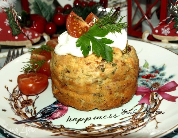 Сырные маффины с рисовой мукой