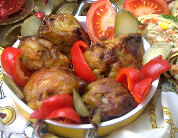 Куриные голени в пивном кляре Куриные голени в пивном кляре