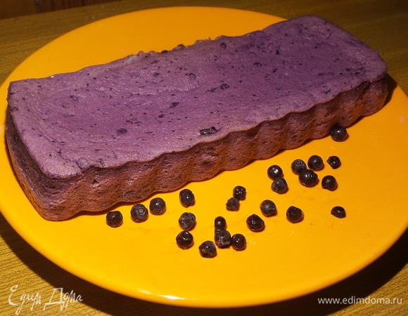 Чернично-творожная запеканка