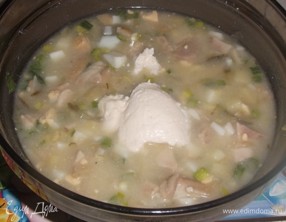 Окрошка с сывороткой «Зимняя» Окрошка с сывороткой «Зимняя»