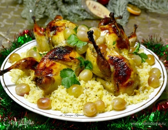 Перепела в винограде Перепела в винограде