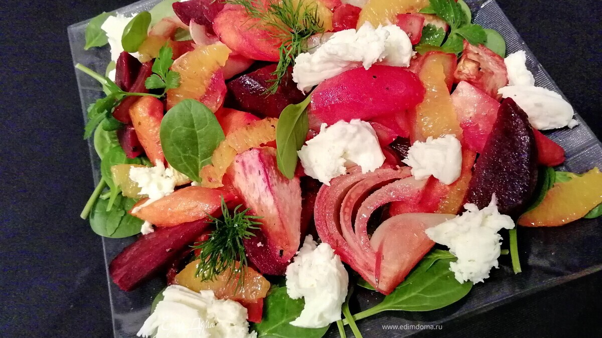 Теплый зимний салат «Детокс»