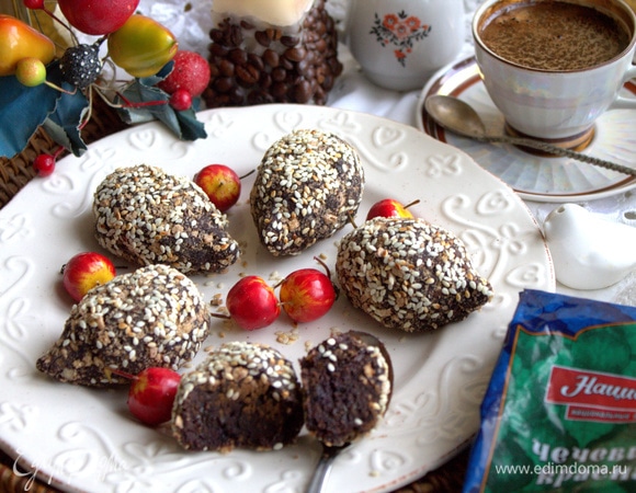 Пирожные из чечевицы «Ежики»