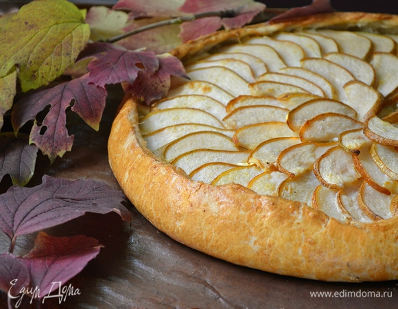 Галета с грушей и творогом