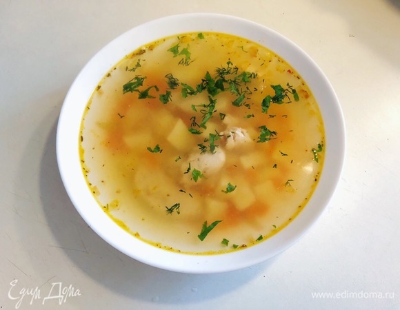 Куриный суп с картофелем, пошаговый рецепт на 633 ккал, фото, ингредиенты -  Anna