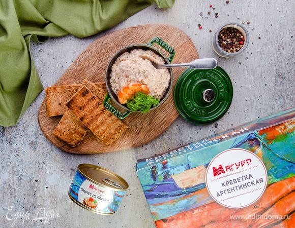 Паштет из лосося с креветками