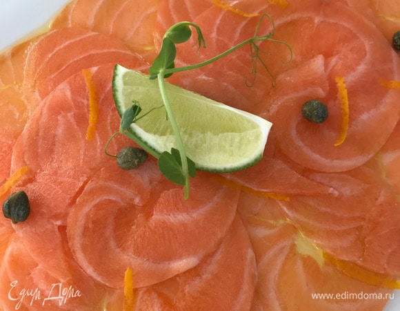 Карпаччо из лосося