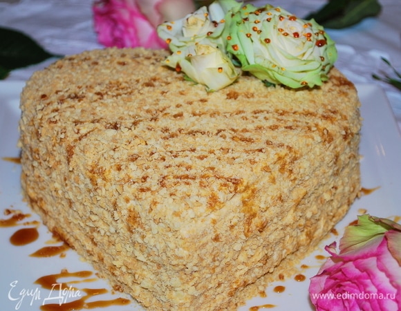 Торт «Малиновое сердце»