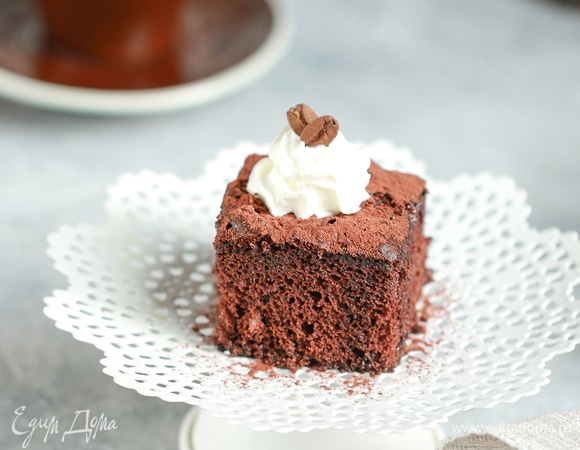 Шоколадный кекс с кофейной пропиткой