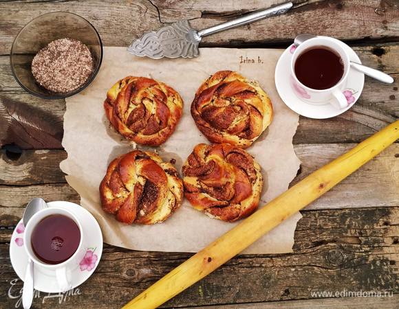 Булочки с шоколадом