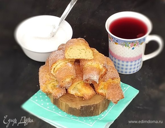 Быстрые творожные рогалики Быстрые творожные рогалики