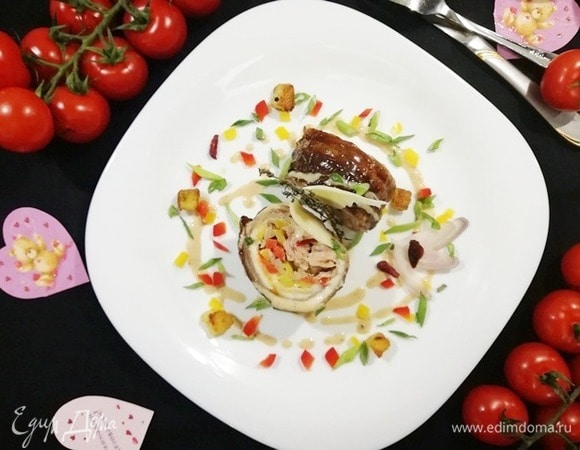 Рулет из говядины и тунца Рулет из говядины и тунца