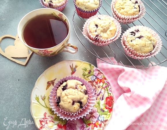 Овсяные маффины с ягодами