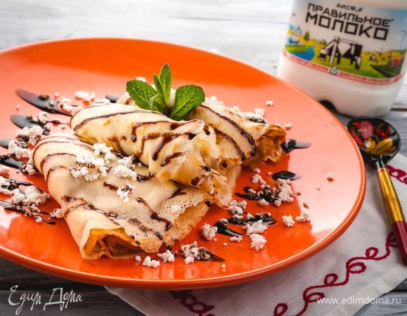 Блинчики с домашним творогом