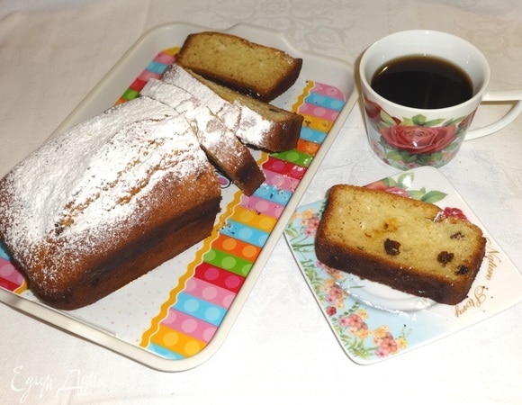 Творожный кекс с изюмом