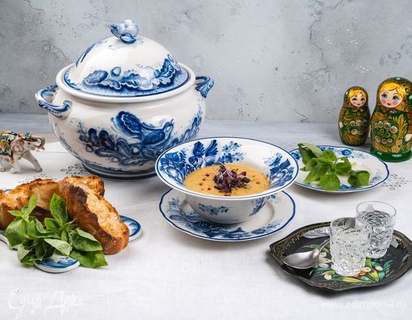 Суп-пюре из красной чечевицы Суп-пюре из красной чечевицы