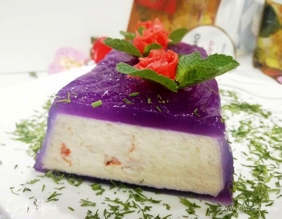 Парфе из креветочной рыбы и креветок