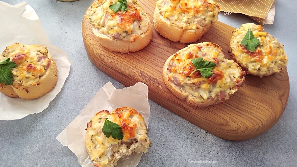 Горячие бутерброды с тунцом