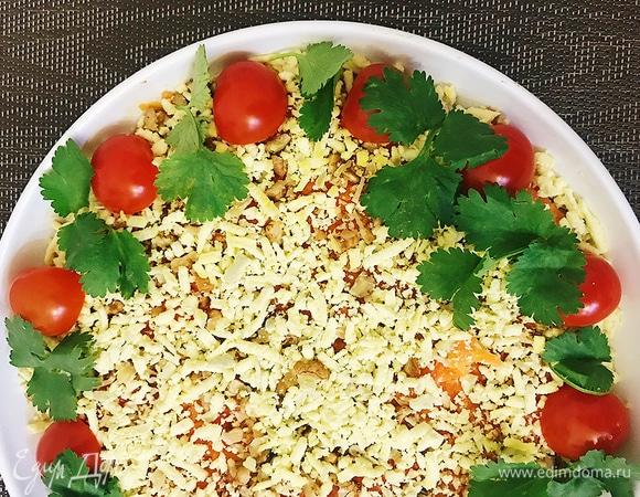 Салат «Мимоза» с тунцом Салат «Мимоза» с тунцом