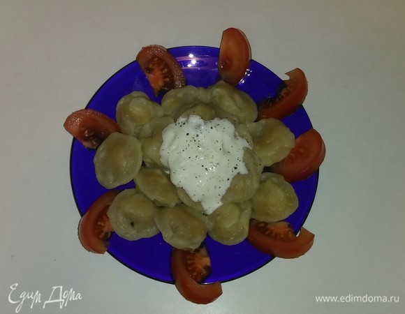 Домашние пельмени с курицей Домашние пельмени с курицей