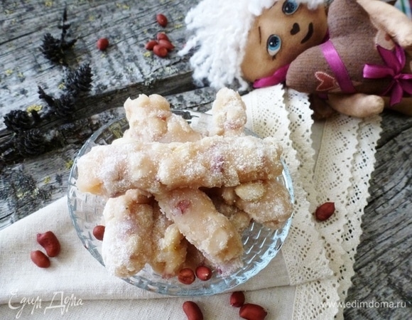 Сметанный щербет с арахисом