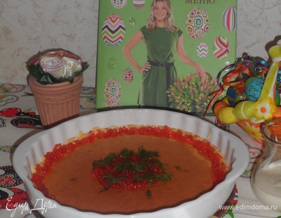 Сливочное суфле с красной икрой Сливочное суфле с красной икрой