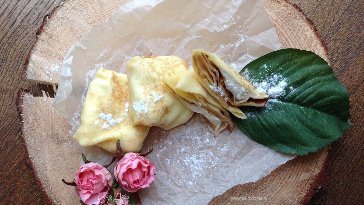 Блинчики с творогом