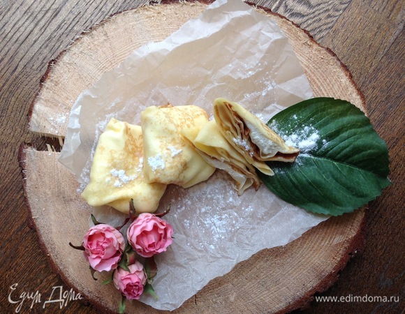 Блинчики с творогом 