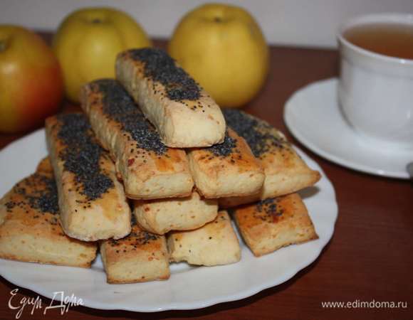 Творожные палочки с маком 