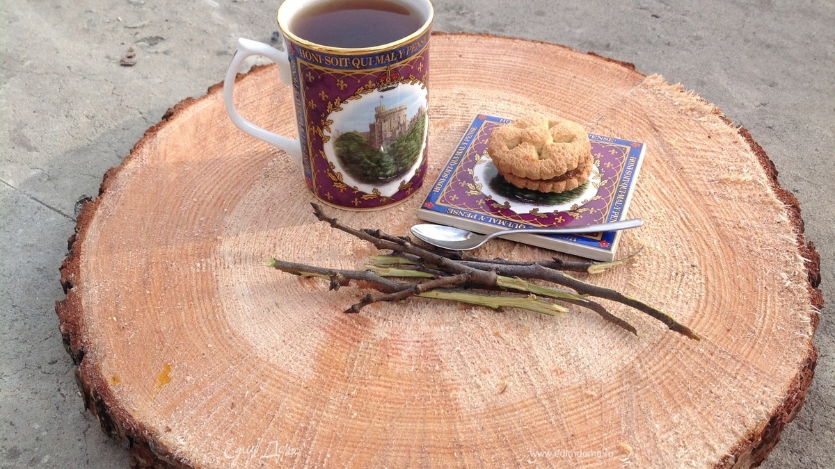 Вишневый чай по-деревенски