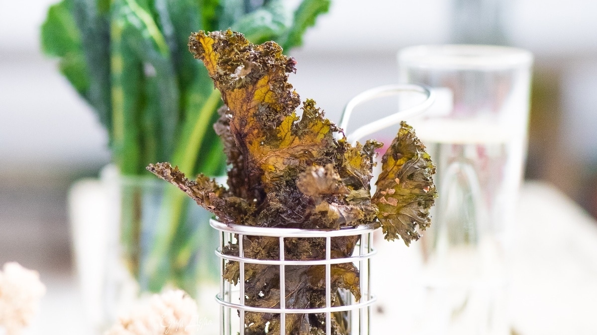 Чипсы из капусты кале