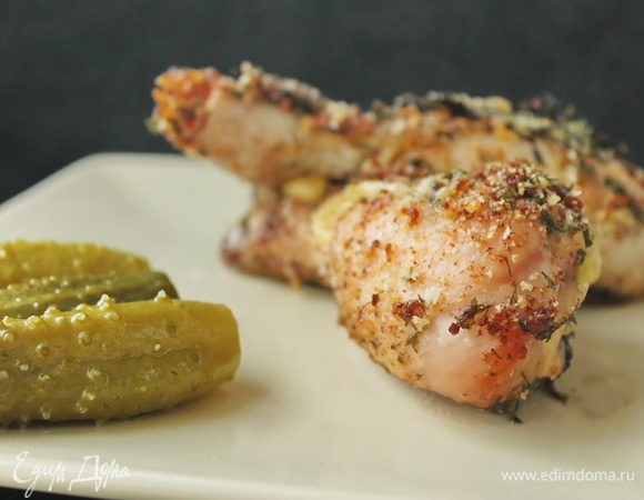 Куриные голени с песто