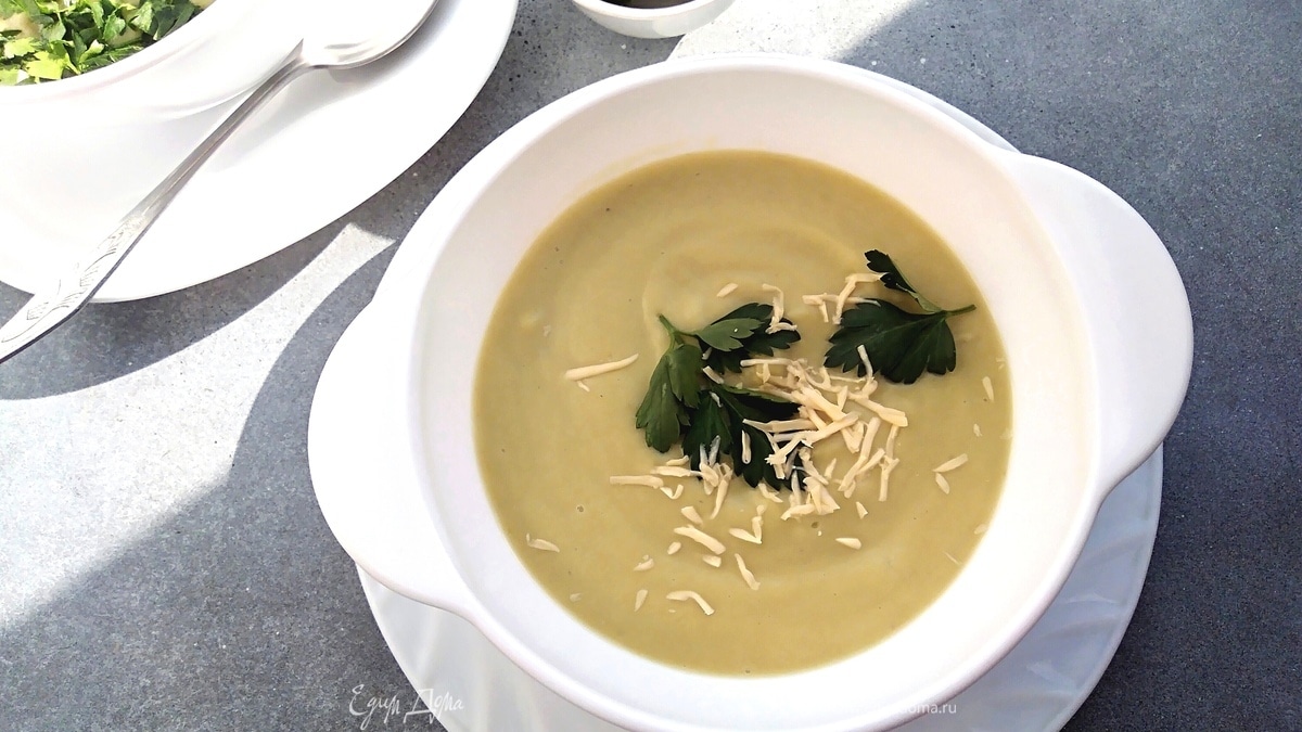 Суп-пюре с брюссельской капустой