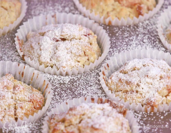 Маффины с курагой и овсяными хлопьями Маффины с курагой и овсяными хлопьями